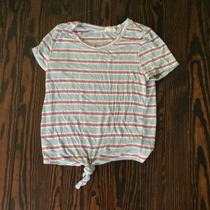 PINK REPUBLIC STRIPED T SHIRT SIZE SMALL